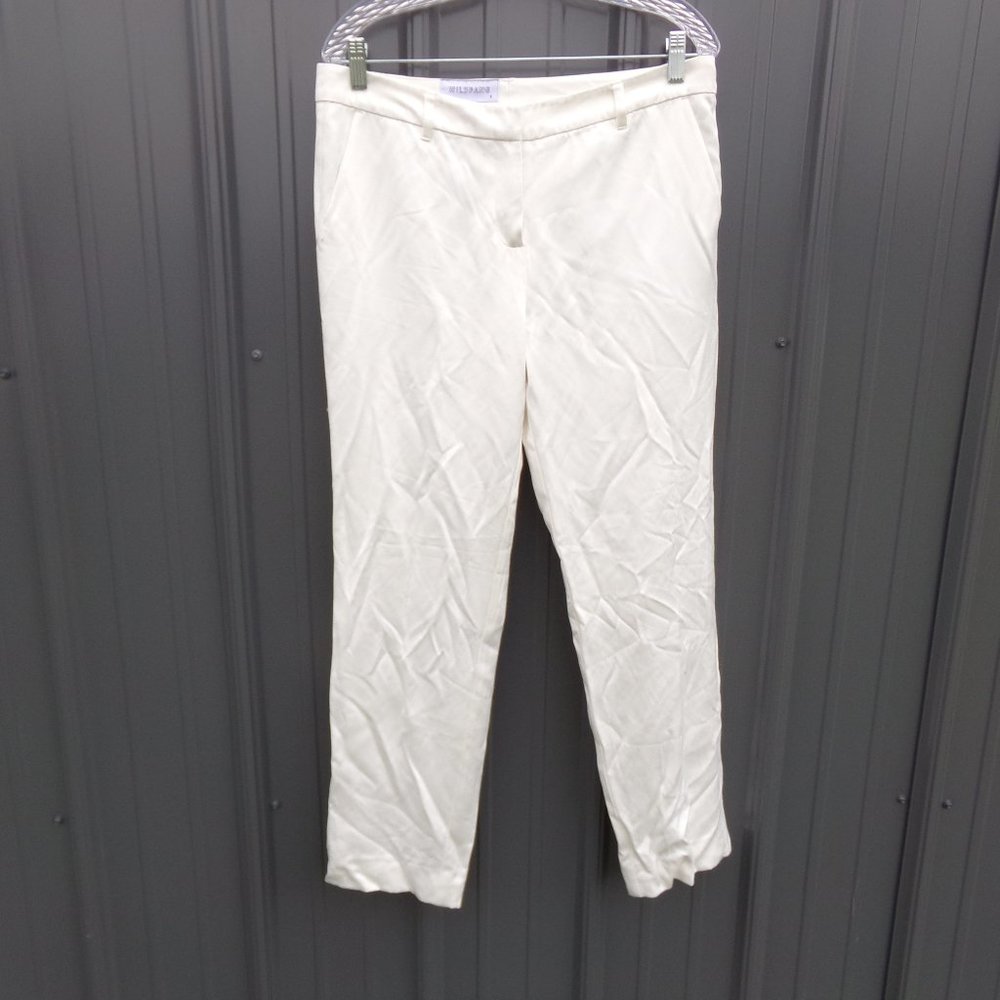 Wild Fang White Slim Full Lining Pants- Size 8